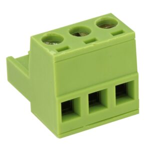 CLEMA HEMBRA ACODADA 3 PINES PASO 5.08mm. MSTB3ST