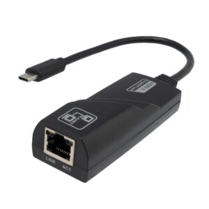 ADAPTADOR USB-C 3.0 A ETHERNET GIGABIT 10/100/1000 MBPS.