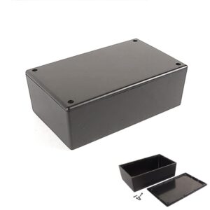 CAJA DE PLÁSTICO PP 155x90x55mm NEGRO