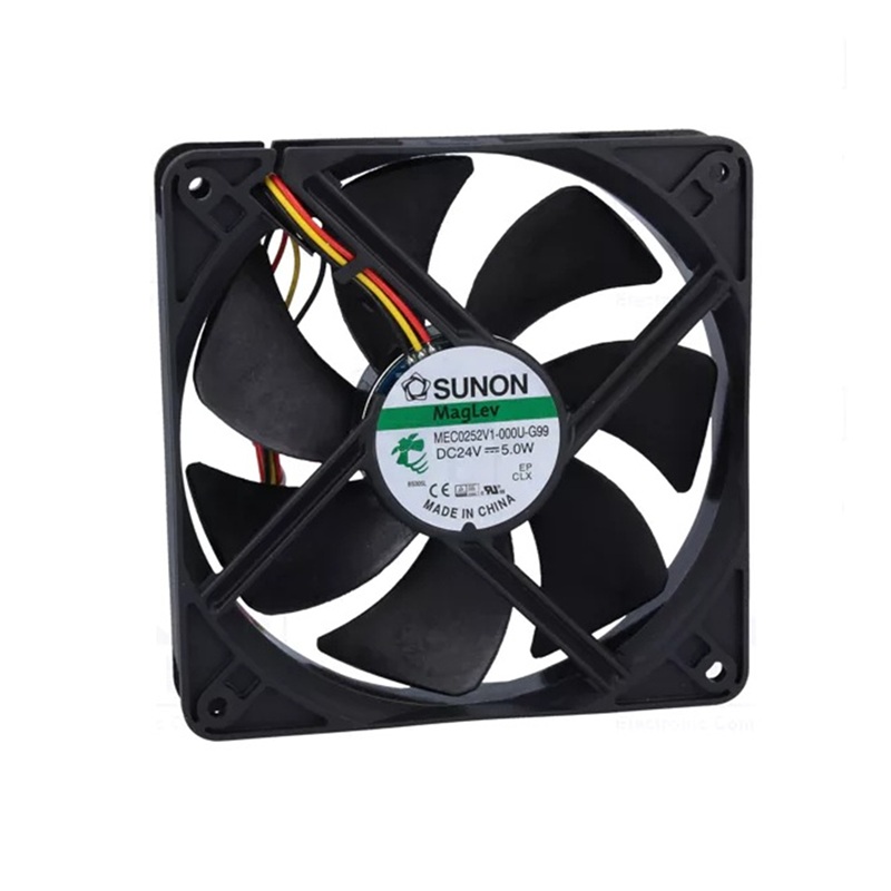VENTILADOR AXIAL DC 24V SUNON 120x120x25mm VAPO 3 HILOS