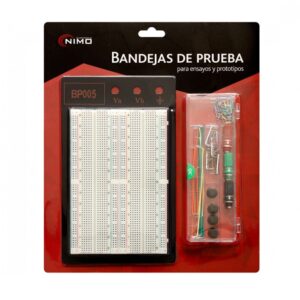 PLACA PROTOBOARD 1660 PUNTOS NIMO BP005 CON BORNAS
