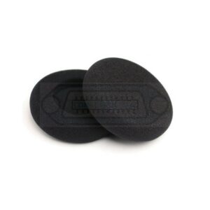 PAREJA ESPONJAS AURICULARES Ø40/65MM. NEGRO (BOLSA 2 UNIDADES)