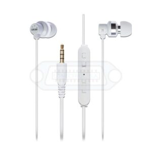 AURICULARES IN-EAR GRIXX CON MICRÓFONO EN BLANCO