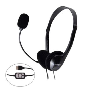 AURICULARES USB CIRCUMAURALES ESTÉREO NILOX CON MICRÓFONO