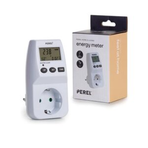 MEDIDOR DE CONSUMO ELÉCTRICO LCD 230V 16A 3600W