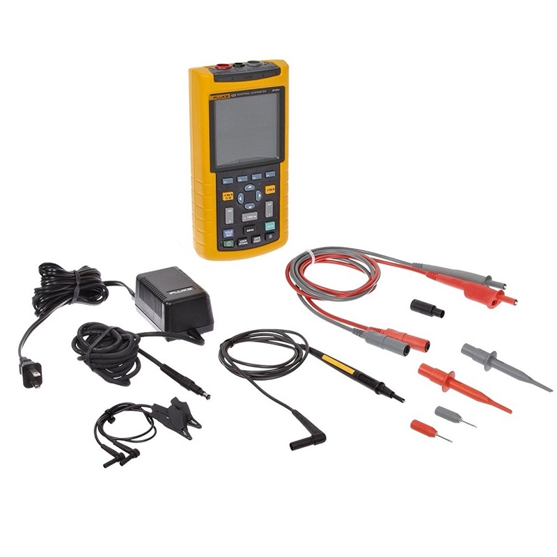 OSCILOSCOPIO PORTÁTIL SCOPEMETER 20MHz FLUKE 123 /101 - Imagen 3