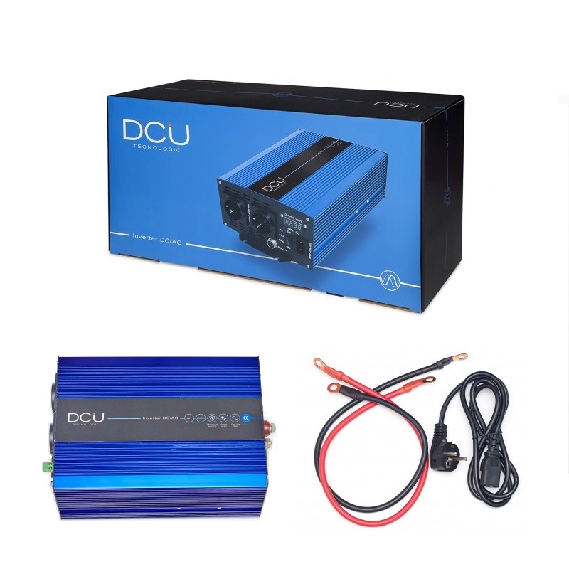 INVERSOR DC-AC 12V A 220V 1000W ONDA PURA - Imagen 4