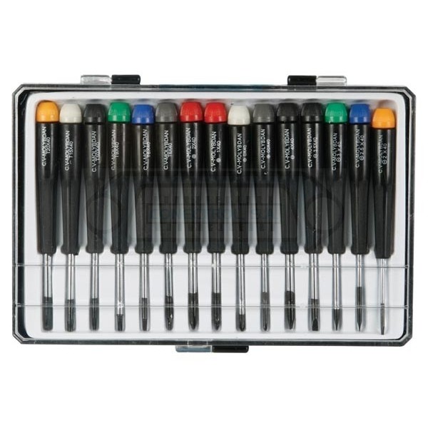 JUEGO DESTORNILLADORES 15 PIEZAS