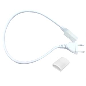 CABLE TIRA LED COB MONOCOLOR 230V 12mm ENCHUFE IP65 + TAPA, ANCHO