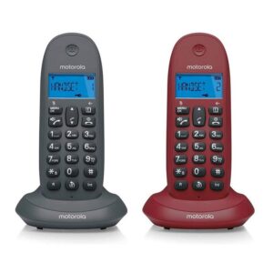 TELEFONO INALAMBRICO DUO MOTOROLA GRIS/GRANATE