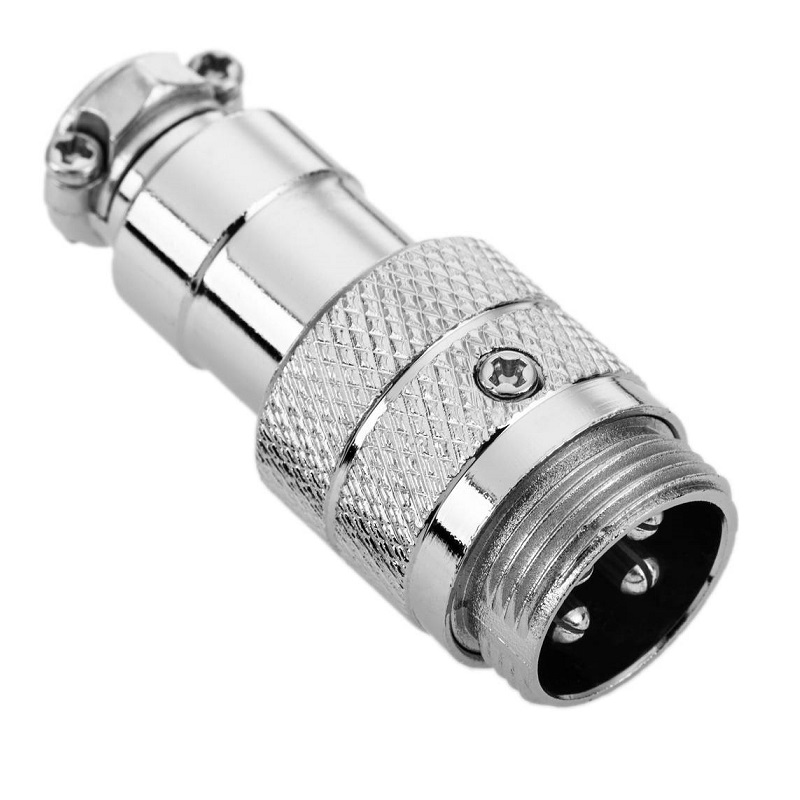 CONECTOR GX16 4P MACHO AEREO