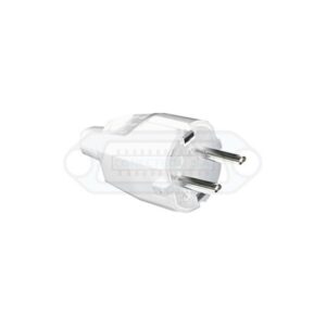 CONECTOR SCHUKO MACHO Ø4'8MM 16A BLANCO