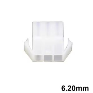 CONECTOR POWER 6.20mm 3C (3x1 FILA) MACHO AÉREO