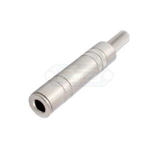 CONECTOR JACK 6.35mm HEMBRA MONO AÉREO METÁLICO