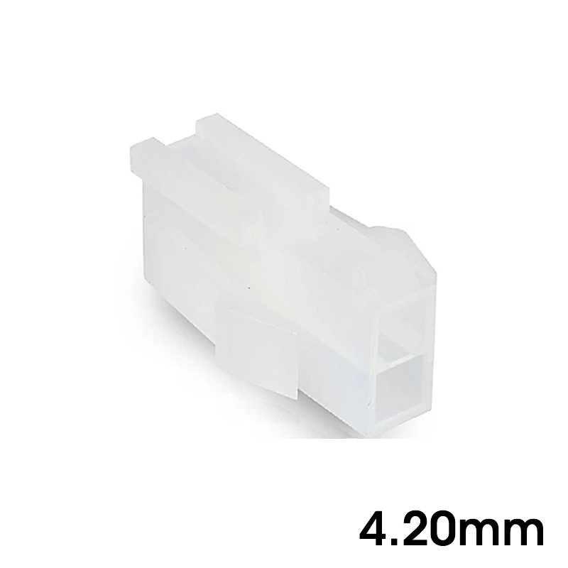 CONECTOR MINI POWER 2C MACHO AÉREO 4.20mm NATURAL