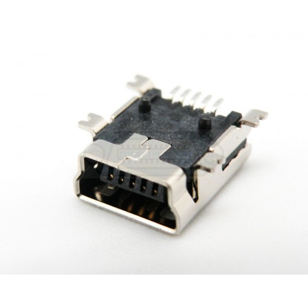 CONECTOR MINI USB TIPO-B 5P HEMBRA 90º C.I.