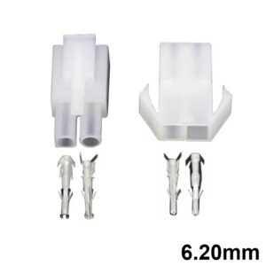 JUEGO CONECTORES POWER 6.20mm 2C (1 FILA) MULTIFUNCIÓN