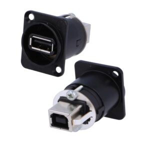ADAPTADOR USB 2.0 REVERSIBLE (TIPO A Y B) NEUTRIK NEGRO
