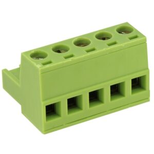 CLEMA HEMBRA ACODADA 5 PINES PASO 5.08mm. MSTB5ST