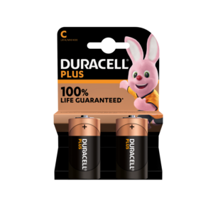 PILA DURACELL PLUS 100 LR14 (C) 1.5V ALCALINA PACK 2U