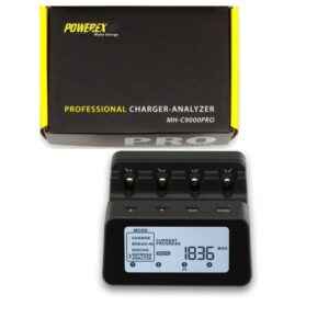 CARGADOR - ANALIZADOR POWEREX MH-C9000 PRO 4 BATERÍAS AA/AAA