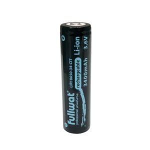 BATERÍA LITIO 18650 FULLWAT 3.6V 3400MAH PCM, TETÓN PLANO