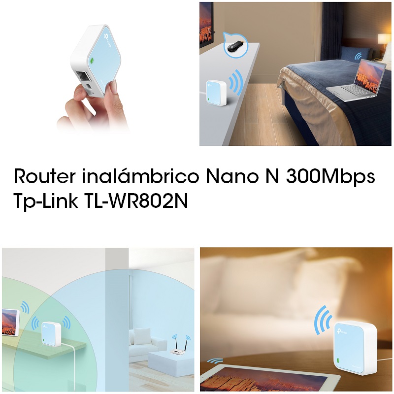 ROUTER WIRELESS NANO N 300MBPS TP-LINK CASA/VIAJAR - Imagen 3