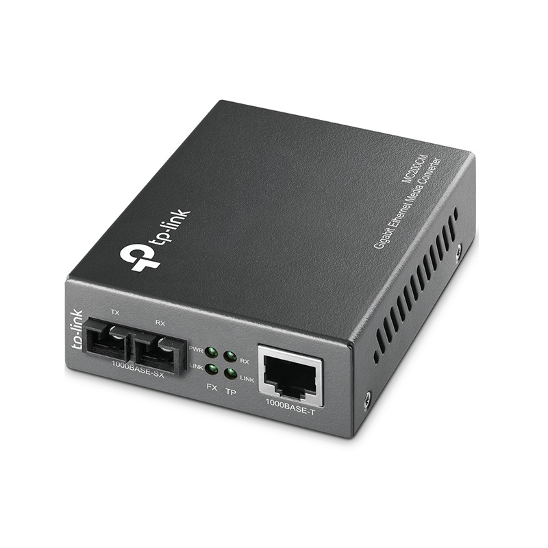 CONVERSOR DE MEDIOS SC MULTIMODO A GIGABIT 0.55Km