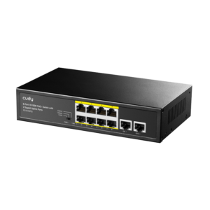 SWITCH POE+ 8P 10/100MBPS (8POE) 120W CUDY SOBREMESA
