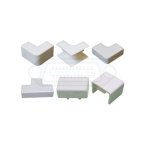 KIT 18 ACCESORIOS MONTAJE PARA CANALETA 12X8MM