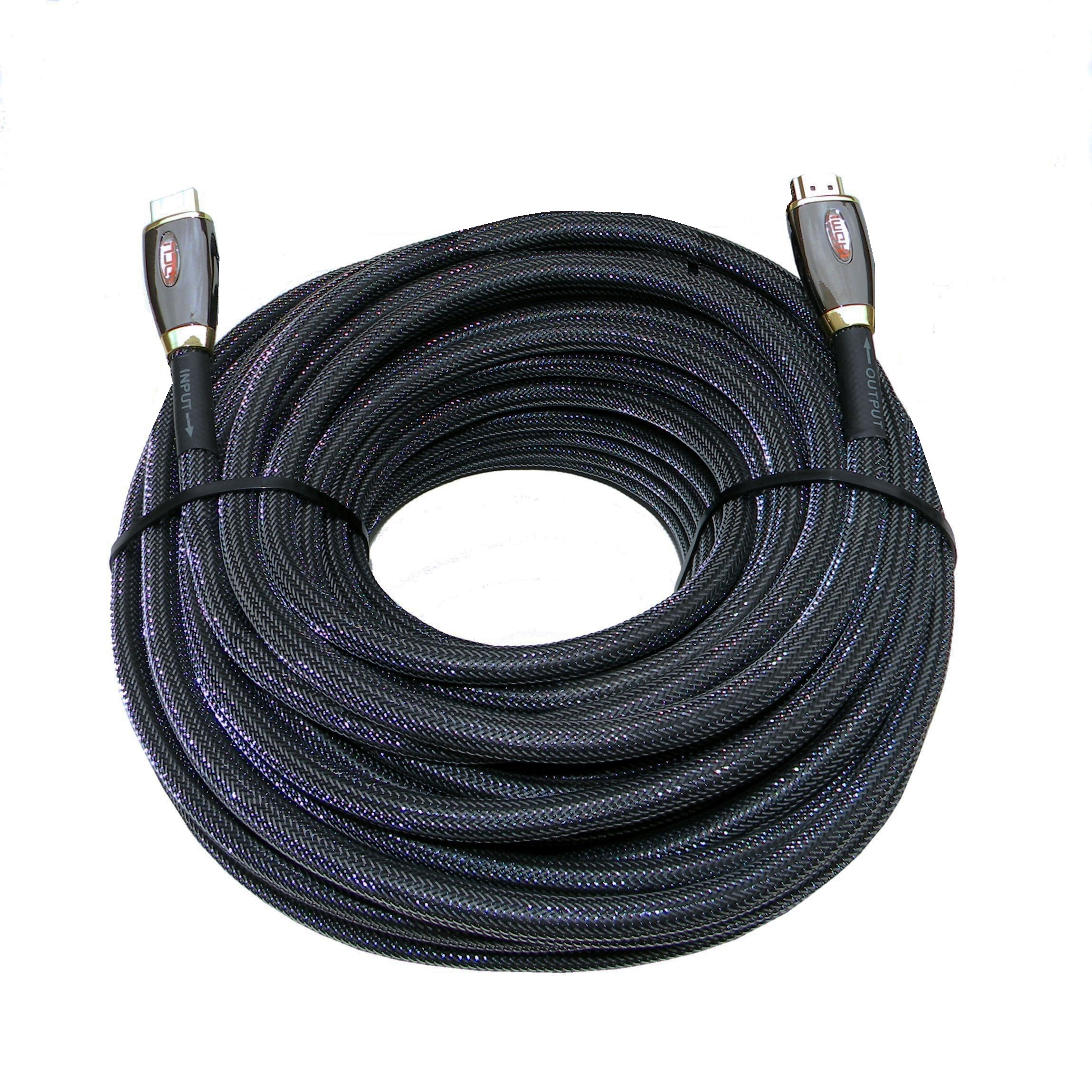 CABLE HDMI 2.0 M-M METAL PREMIUM 4K@60HZ DCU NEGRO 20m - Imagen 3
