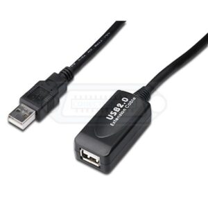 EXTENSOR USB 2.0 AMPLIFICADO DIGITUS TIPO-A M/H 5M