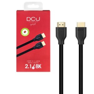 CABLE HDMI 2.1 M-M 8K@60Hz DCU NEGRO 2m