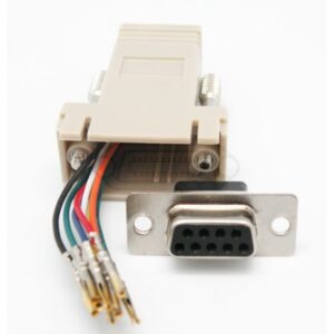 ADAPTADOR SUB-D 9P HEMBRA - RJ45 CONFIGURABLE