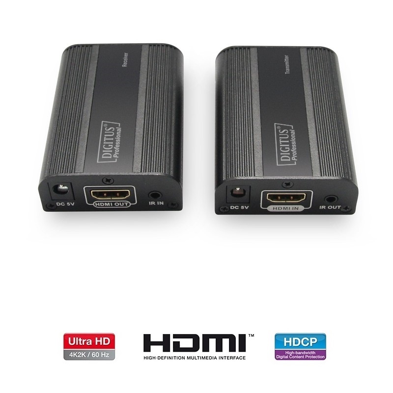 EXTENSOR HDMI 4K CAT5E/6 DIGITUS 70M - Imagen 4