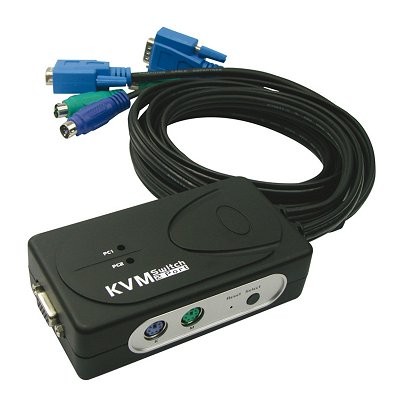 SWITCH KVM 2 PUERTOS PS/2 + VGA/AUDIO - Imagen 3