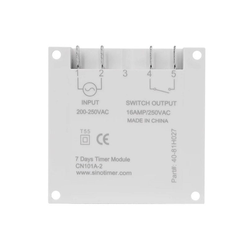 PROGRAMADOR DIGITAL AC 220V 16A SUPERFICIE - Imagen 5