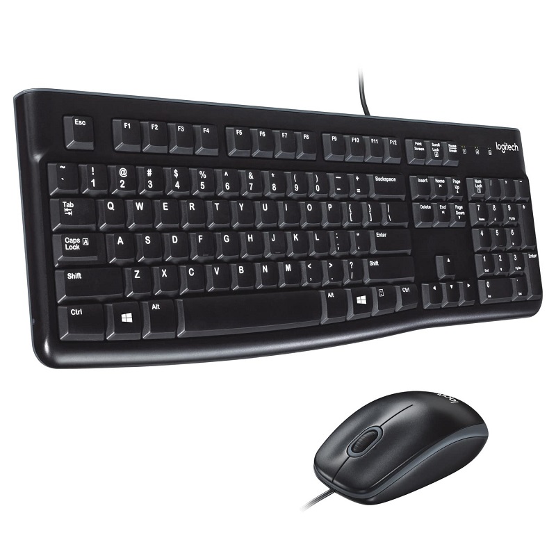 COMBO TECLADO + RATÓN ÓPTICO USB LOGITECH MK120