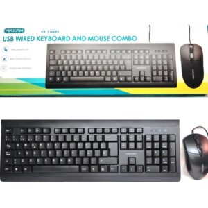 TECLADO Y RATÓN CONEXIÓN USB-A WATERPROOF ESPAÑOL