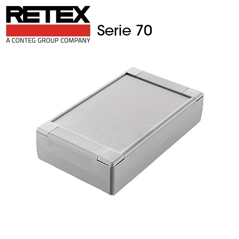 CAJA UNIVERSAL ABS RETEX SERIE 70 127x75x30mm GRIS