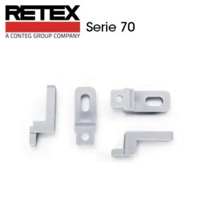 KIT DE FIJACIÓN A PARED RETEX SERIE 70 GRIS