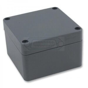 CAJA ESTANCA ABS 82x80x55mm GRIS OSCURO