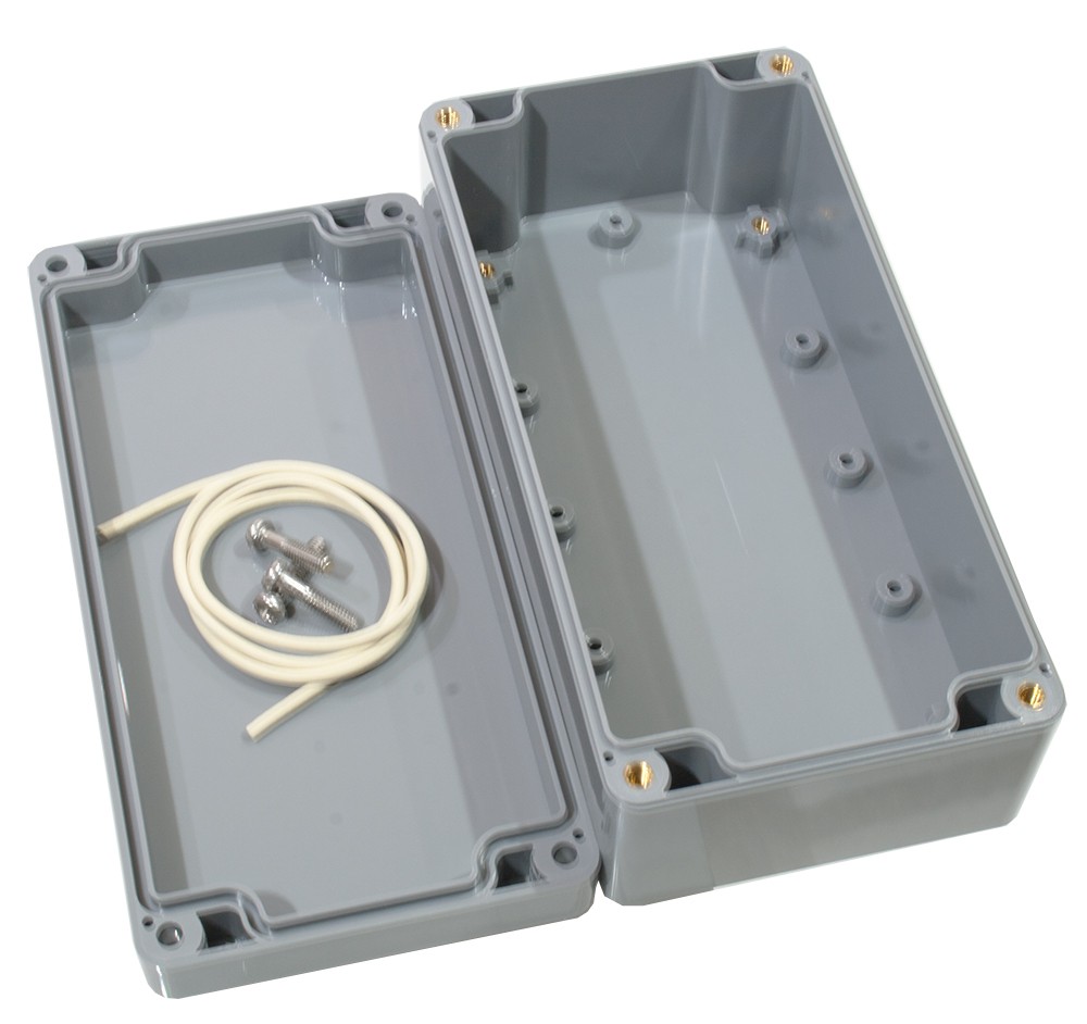 CAJA ESTANCA ABS 160x80x55mm GRIS OSCURO - Imagen 3