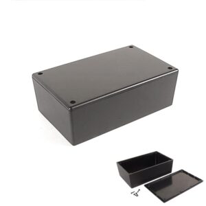 CAJA DE PLÁSTICO PP 130x70x45mm NEGRO