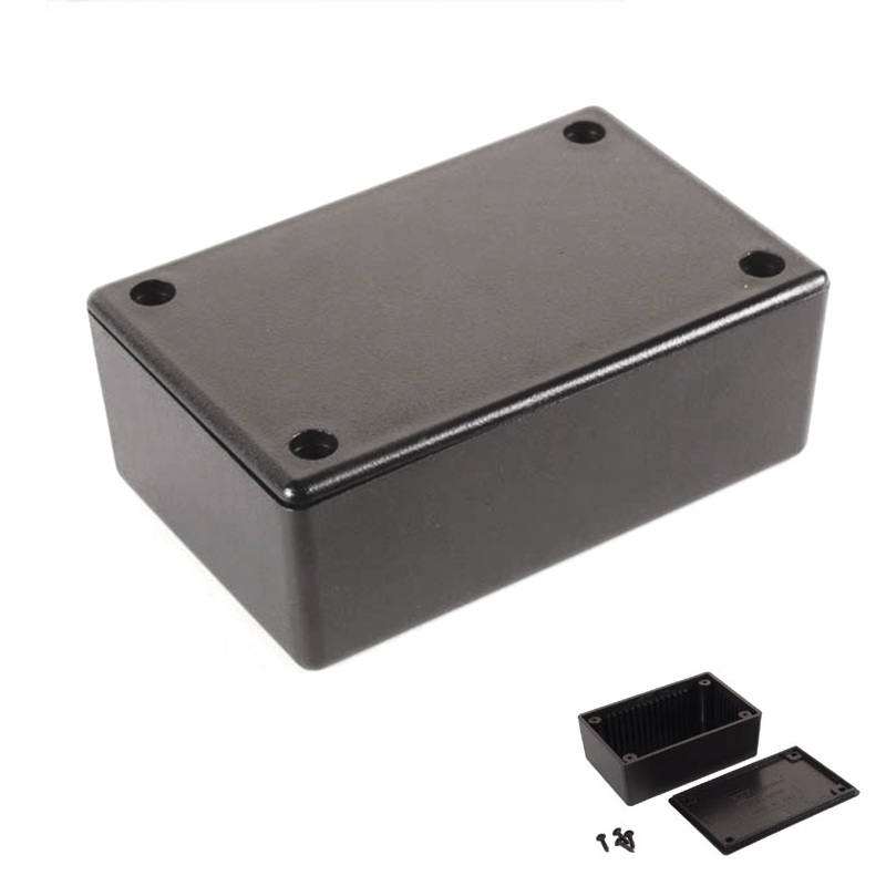 CAJA DE PLÁSTICO PP 85x55x35mm NEGRO