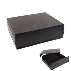 CAJA DE PLÁSTICO PP 200x160x65mm NEGRO