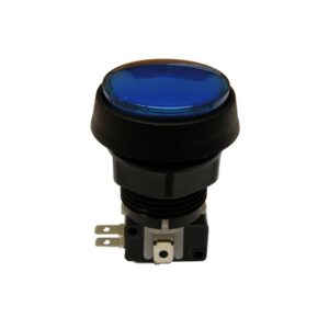 PULSADOR ARCADE ON-ON (SDPT) Ø44mm M28 12V AZUL