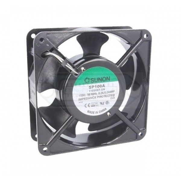 VENTILADOR AXIAL AC 115V SUNON 120x120x38mm 22W