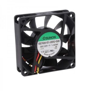 VENTILADOR AXIAL DC 12V SUNON 70x70x20mm 3 HILOS