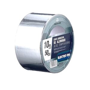 CINTA ADHESIVA ALUMINIO ALTA TEMPERATURA 50mm x 10M